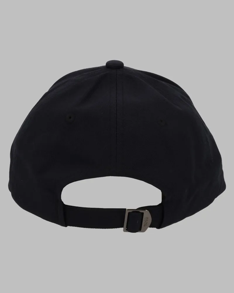 HUGO BOSS Men's Baseball Cap With Logo Black Cotton Hat Black