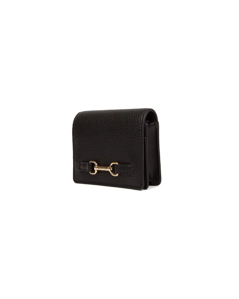 Michael Kors Women's Wallet Black Leather Bags Black