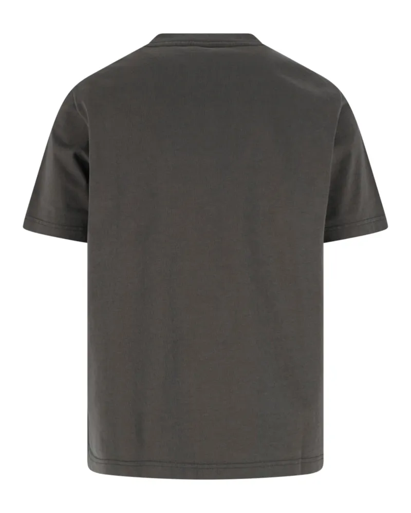 Kitsuné Men's T-Shirts And Polos Grey Cotton Gray
