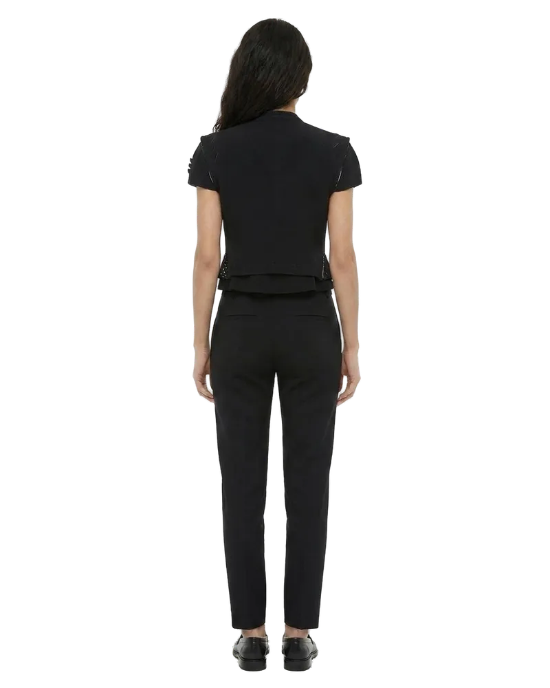 Dolce & Gabbana Double-Breasted Wool Blazer — Black Black