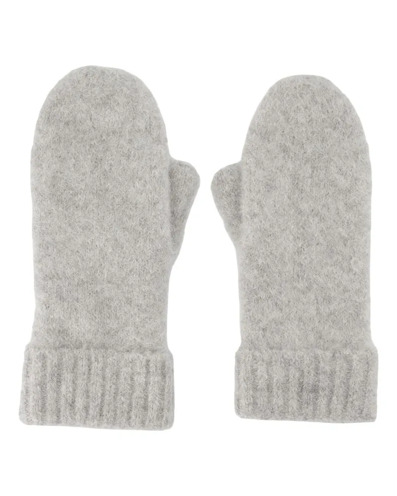 Samsøe & Samsøe Women's Sajeanne Mitten - Samsoe Wool Grey Accessories Other-Accessories Gray