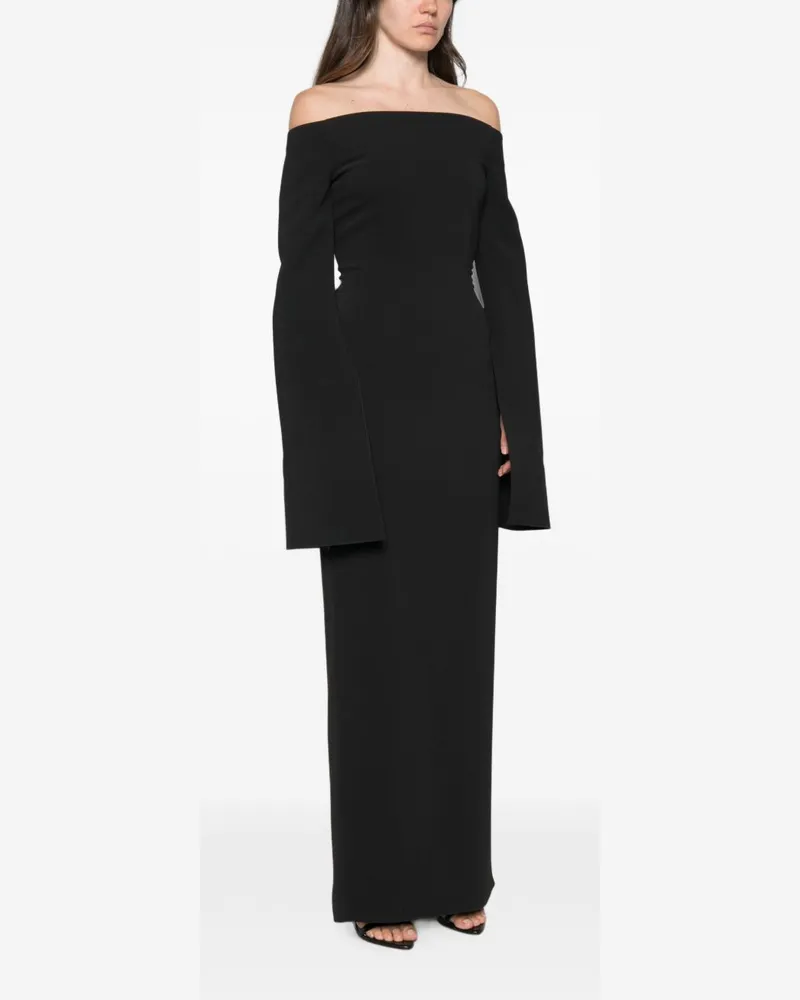 Solace London Dress — Black Black
