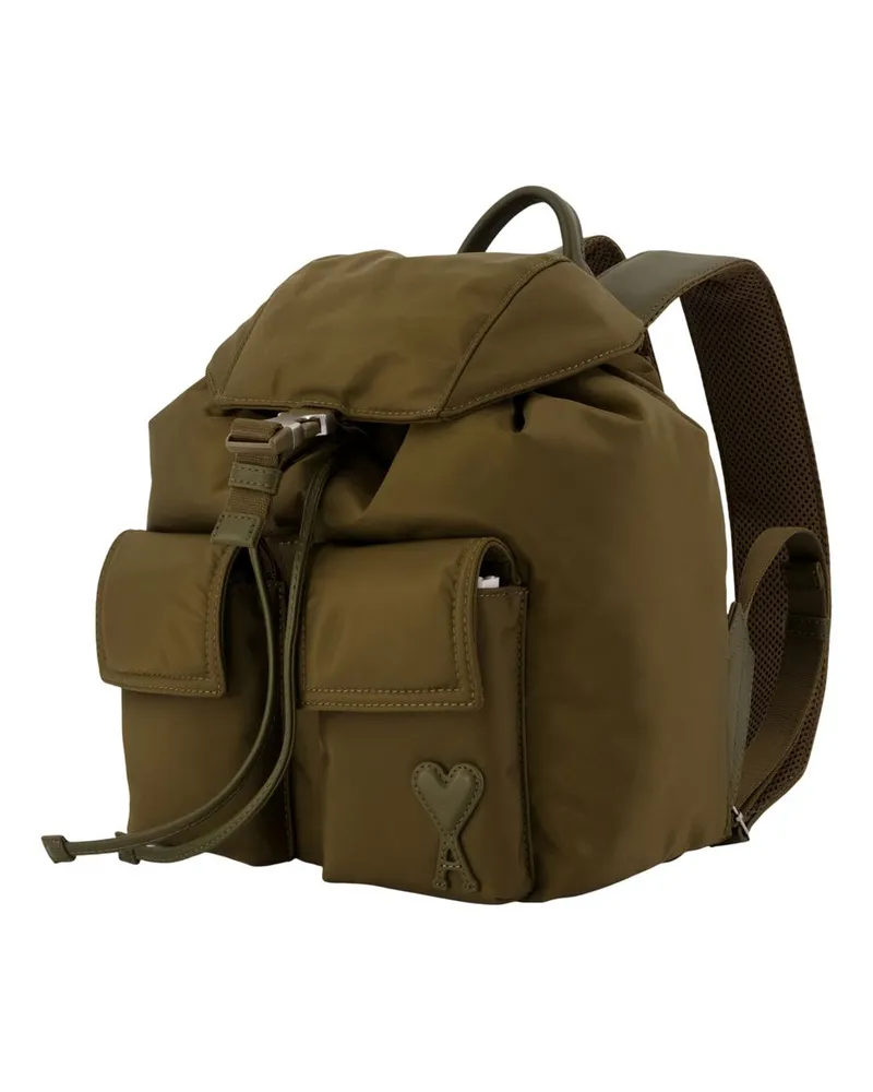 AMI Paris Backpack — Khaki Khaki
