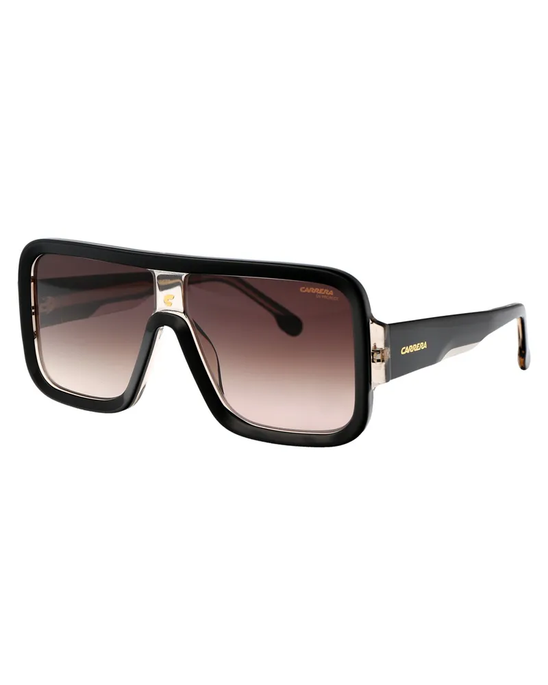 Carrera Unisex Sunglasses Flaglab14 Black Acetate Black