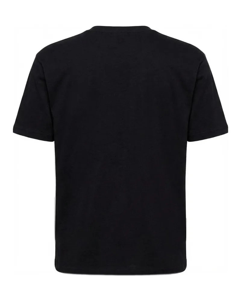 Low Brand Cotton Crew Neck T-Shirt — Black Black