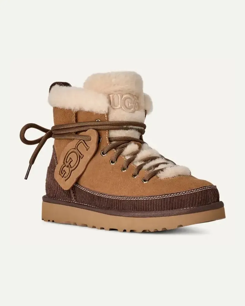 UGG Sheepskin-Lined Hybrid Boot — Chestnut Chestnut