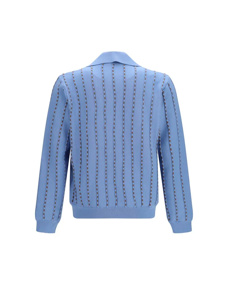 Fendi Men's Blue Cotton Sweatshirt Clothing Blue