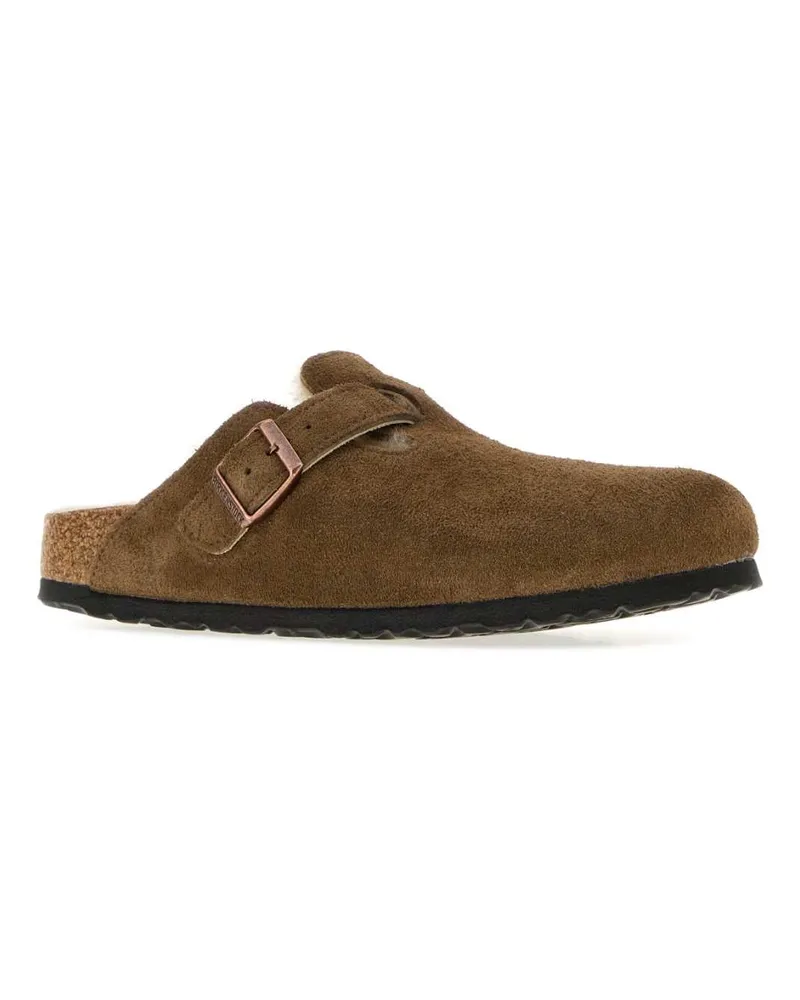 Birkenstock Boston Slipper — Brown Brown