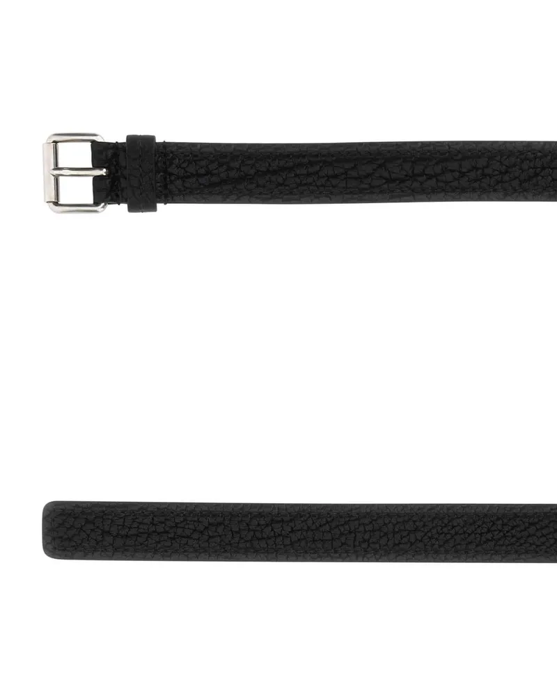 Prada Men's Black Leather Belt F0002 Cinture Black