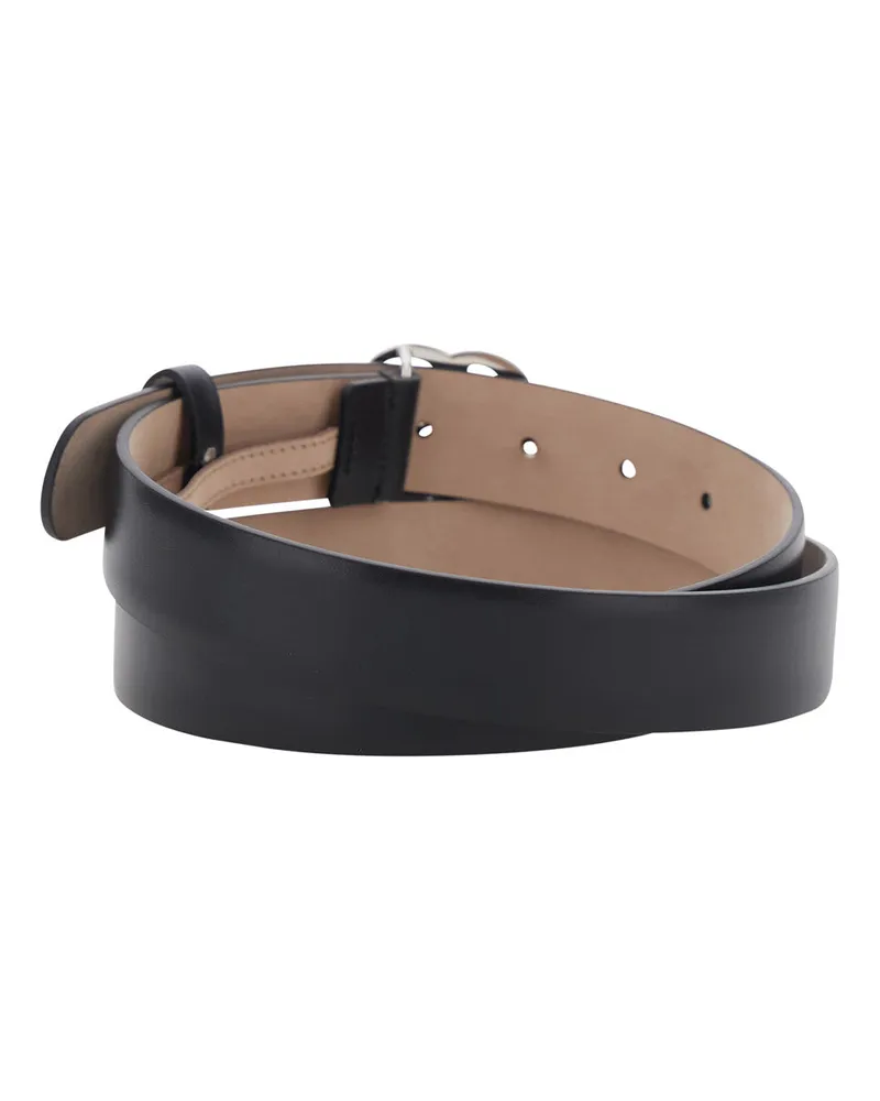 Gucci Men's Belt Gg Running Black Leather Black