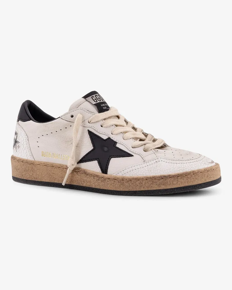 Golden Goose Women's Sneakers Ballstar Leather White Leather-Rubber Trainers Leather/rubber White