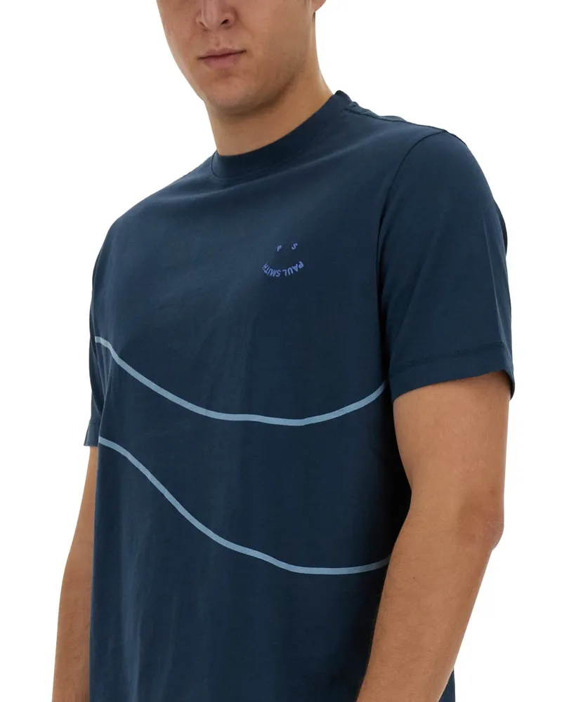 Paul Smith Organic Cotton Print T-Shirt — Multicolor Multicolor