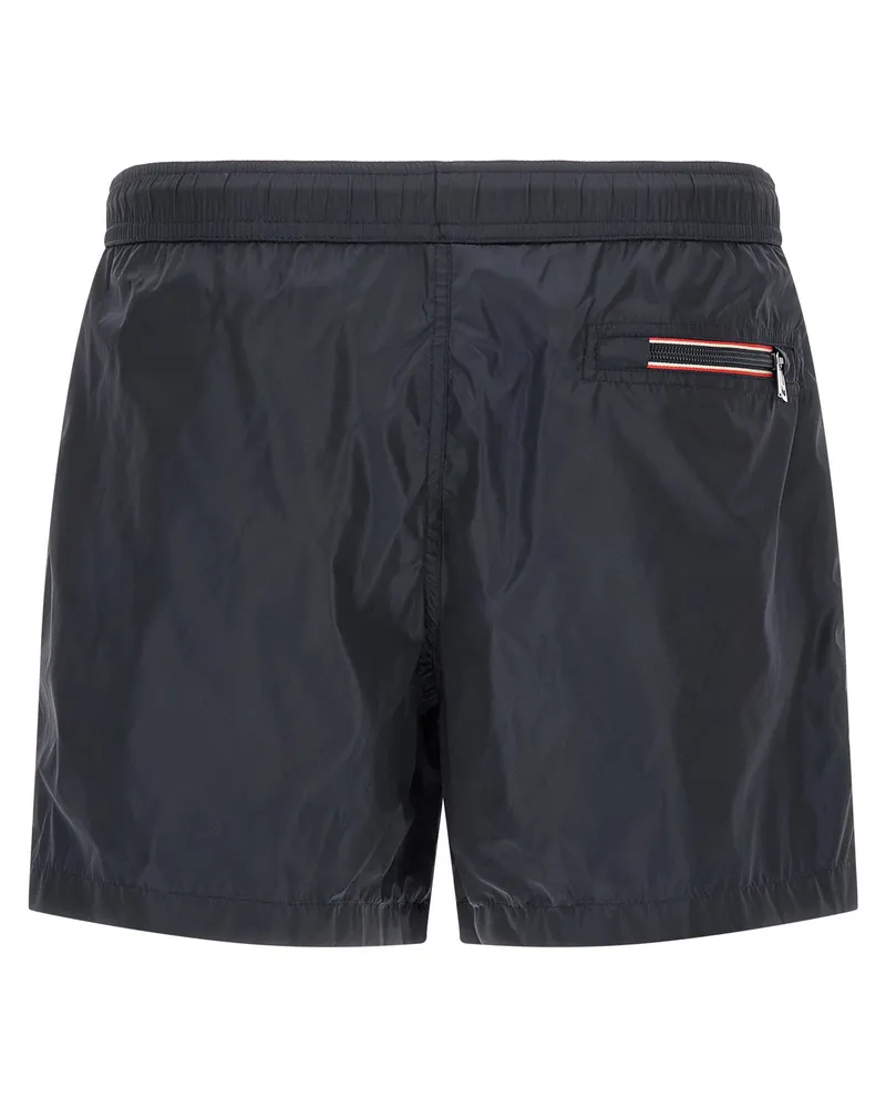 Moncler Logo Patch Swim Shorts 