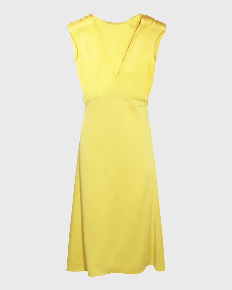 Jil Sander Women's Dresses Acid Green _ac Vi Yellow