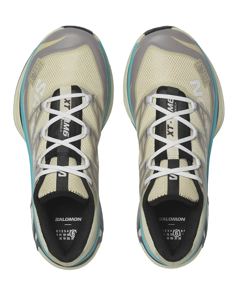 Maison Margiela Panelled Mesh Sneaker — Beige Beige