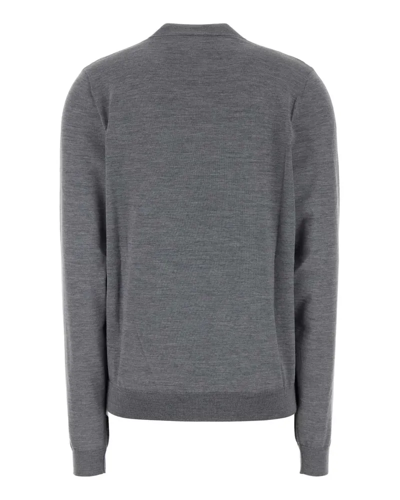 Gucci Women's Grey Wool Cardigan Greyquill Exterior: Maglieria Sweater Gray