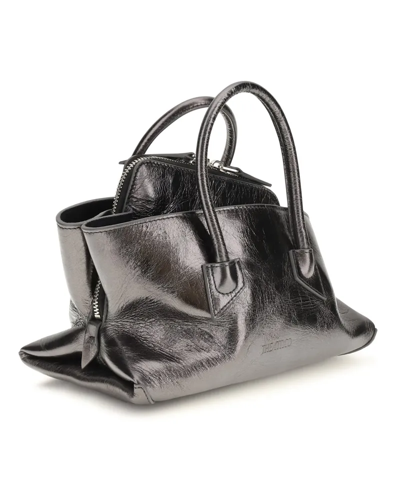 ATTICO Top Handle Bag — Silver Silver
