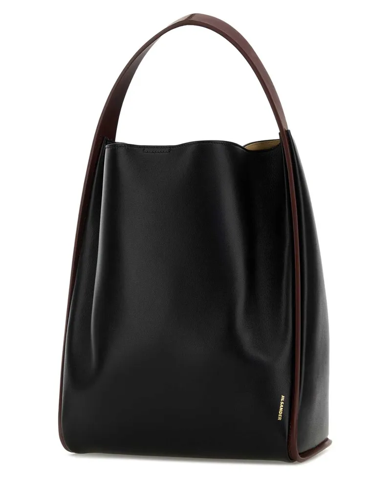 Jil Sander J08zh0102p9166 001 Black Borse A Secchiello Bag Black
