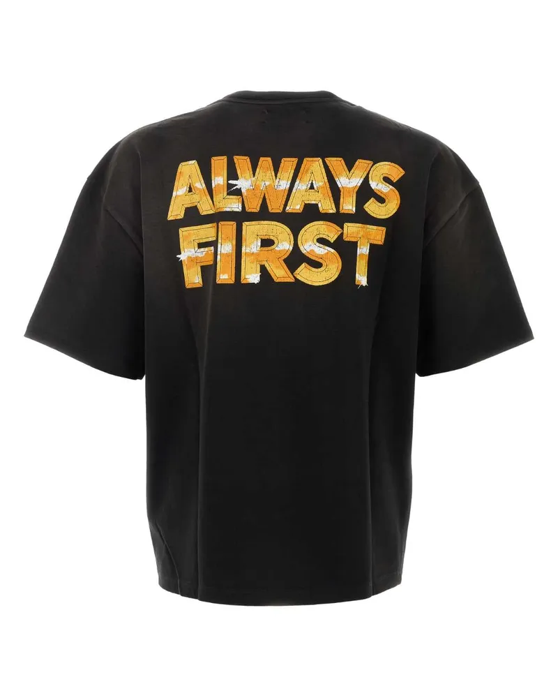 Amiri Black Exterior: Cotton T-Shirt T-shirts And Polos Black