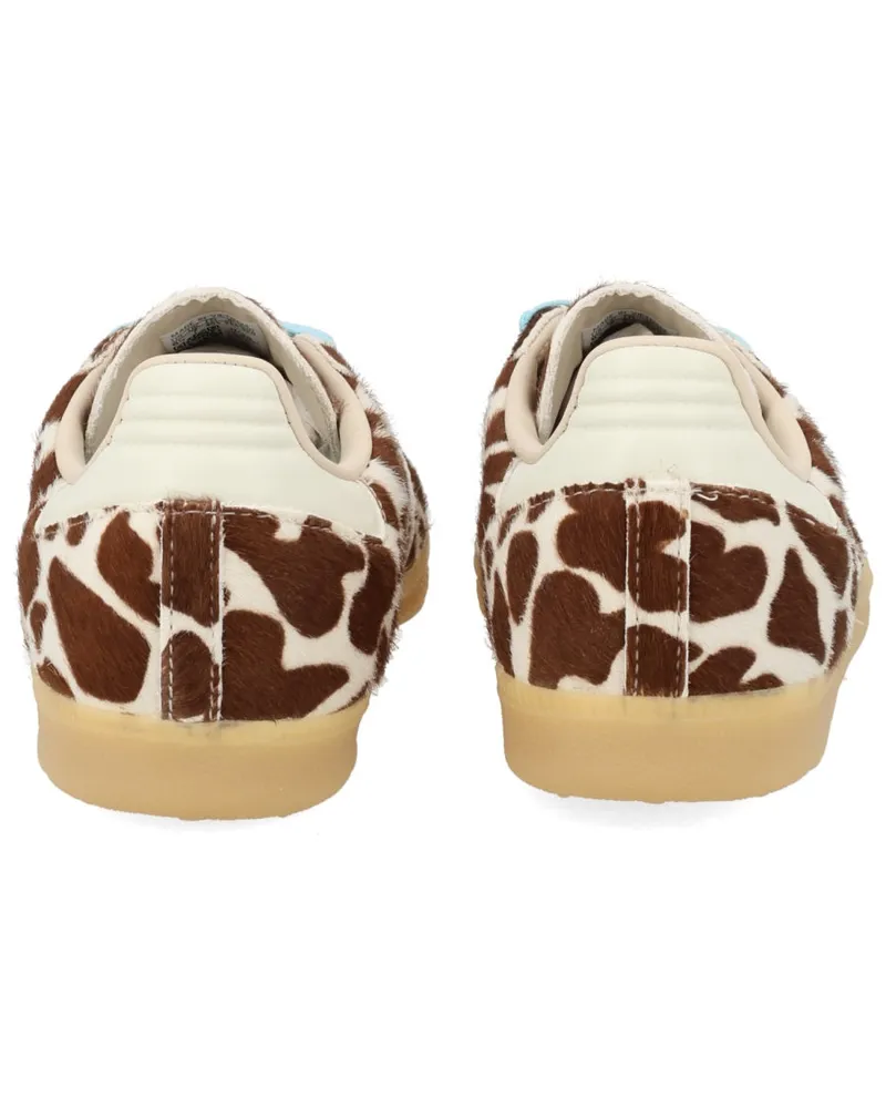 adidas Leather Animal Pattern Sneakers — Multicolor Multicolor