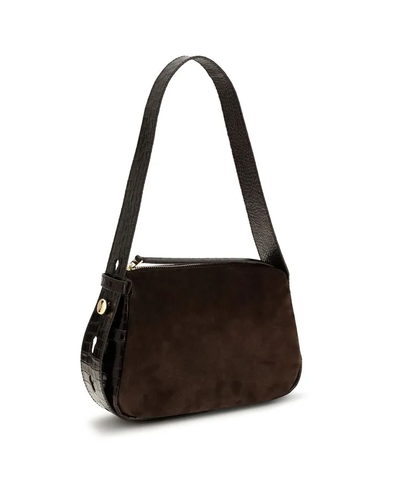 Tory Burch Romy Shoulder Bag — Brown Brown