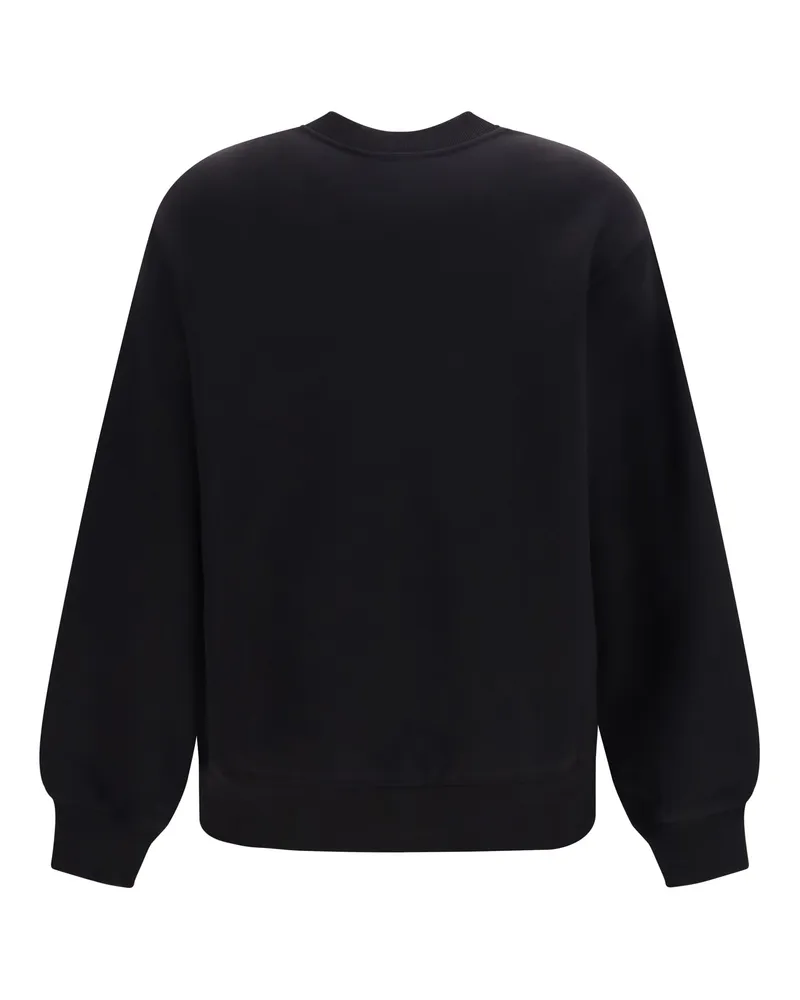 Dolce & Gabbana Women's Cotton Logo Crewneck Sweatshirt Nero Sweatshirts Sweater Black