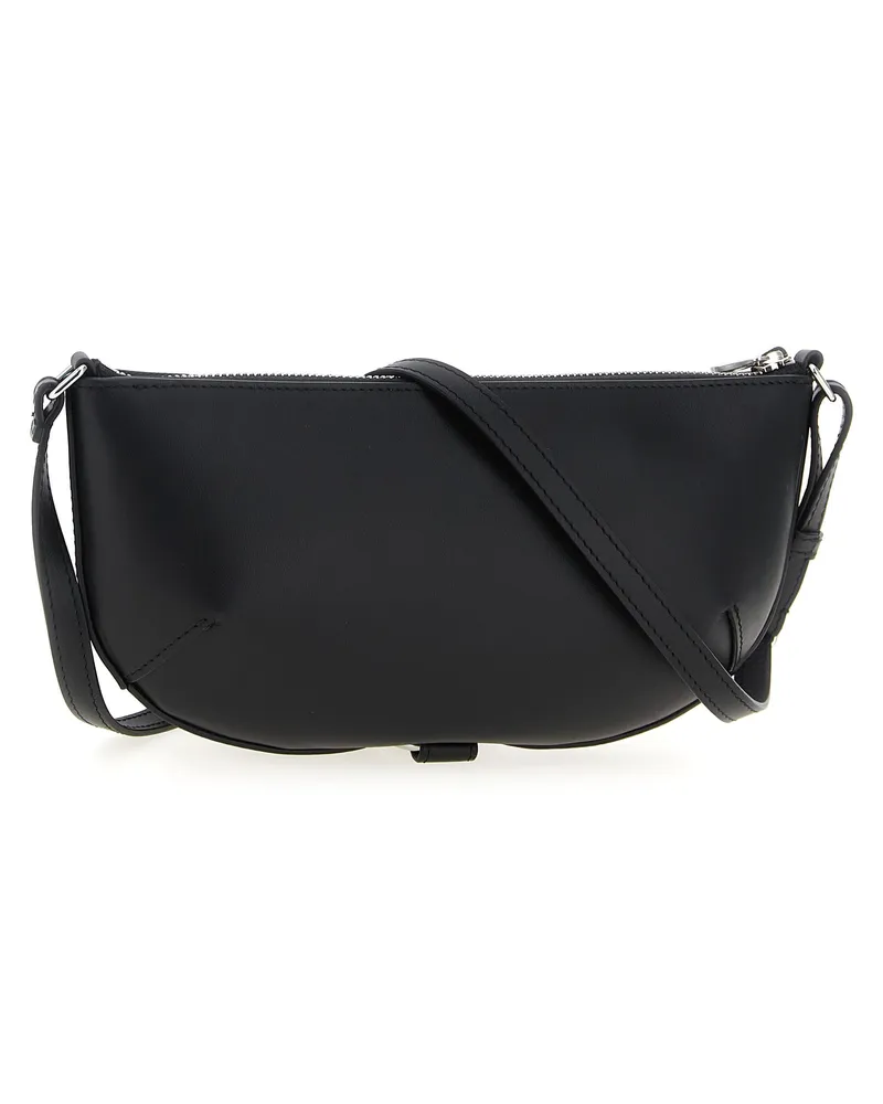Courrèges Women's Black Calfskin Shoulder Bag Black