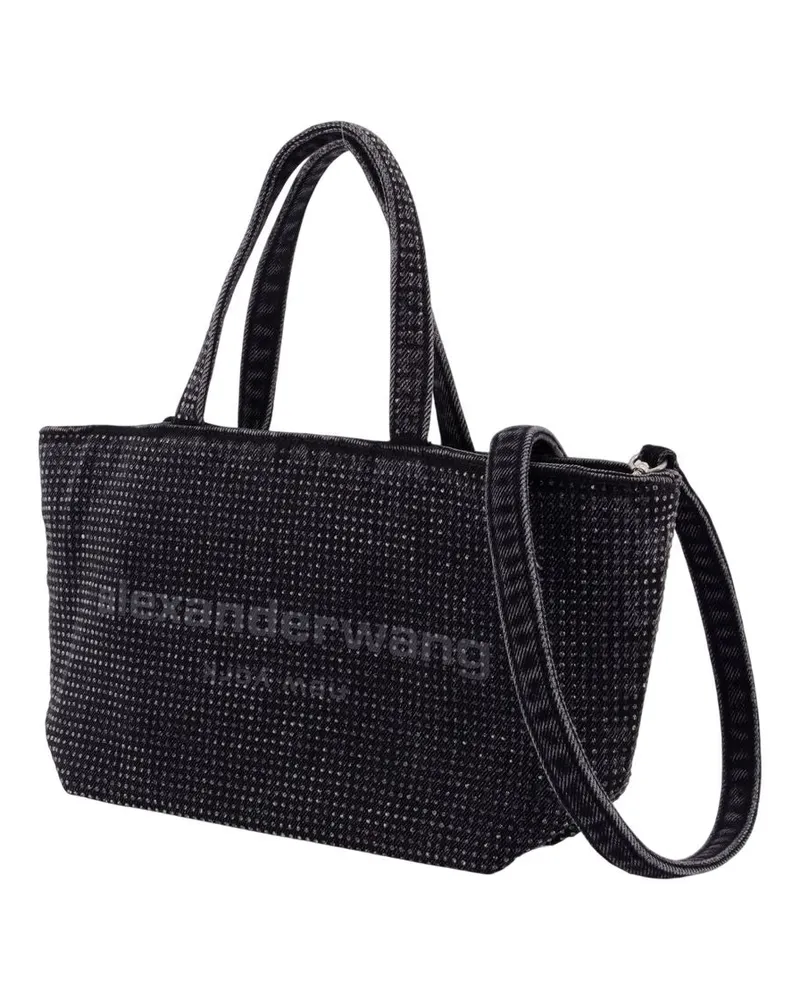 Alexander Wang Women's Punch Small Tote Cotton Dark Grey Totes-shopping-bags Gray