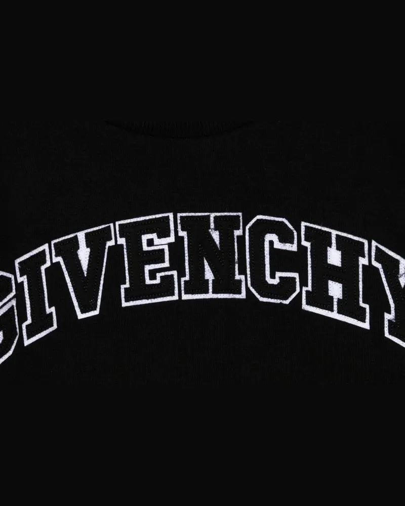 Givenchy Crewneck Cotton Sweatshirt — Black Black