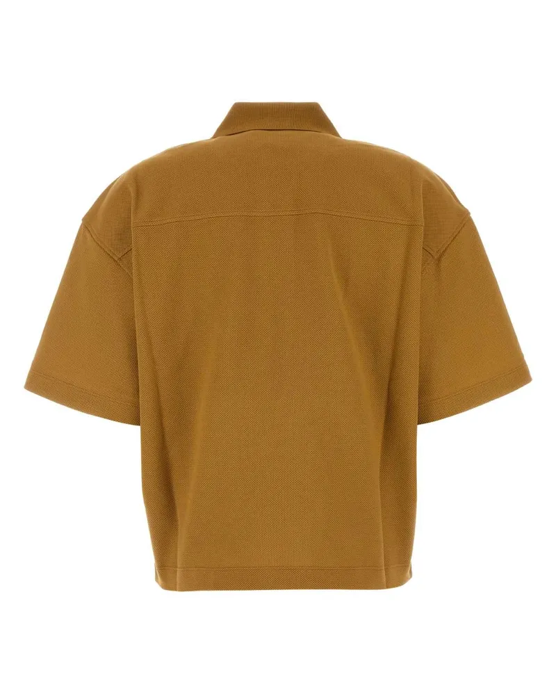 Saint Laurent Women Manches Polo Orange Cotton Orange