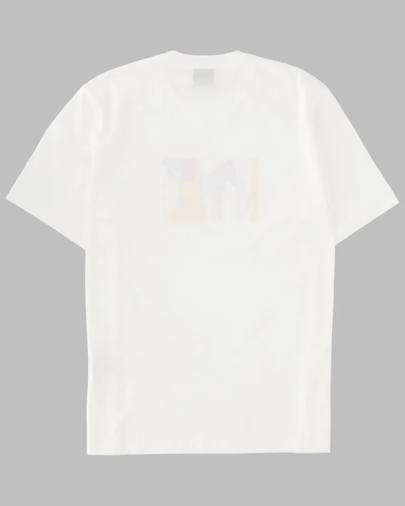 Paul Smith Zebra-Print Organic Cotton T-Shirt — White White
