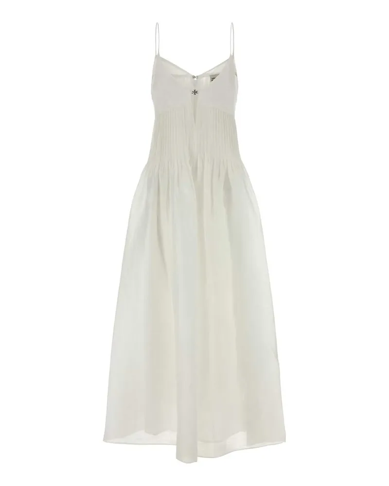 Tory Burch Linen Dress — White White