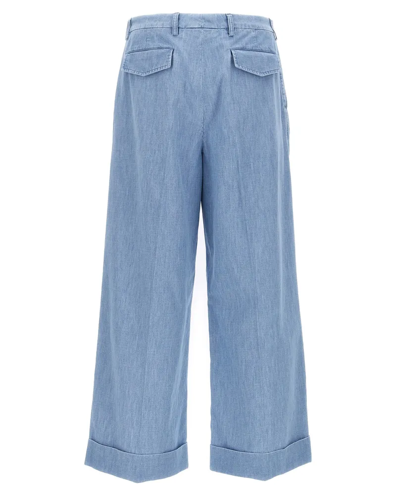 Valentino Garavani Men's Blue Cotton Jeans Denim Clothing Blue