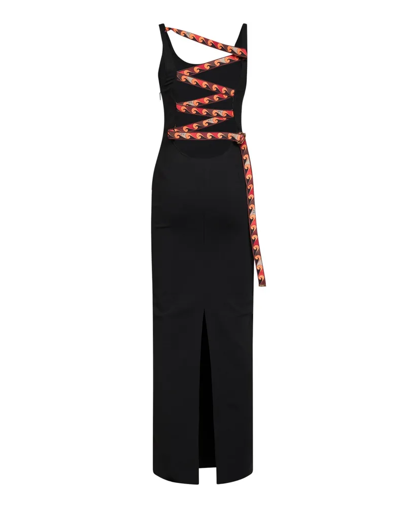 Emilio Pucci Women's Dress Black Cady Viscose Black