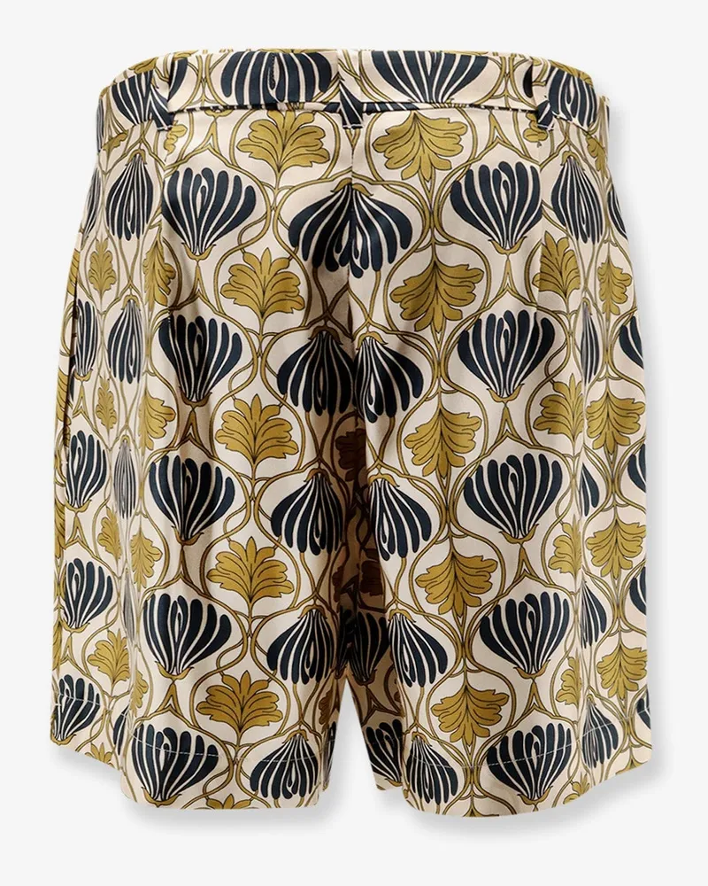 Max Mara Women's Multicolor Silk Shorts Multicolor
