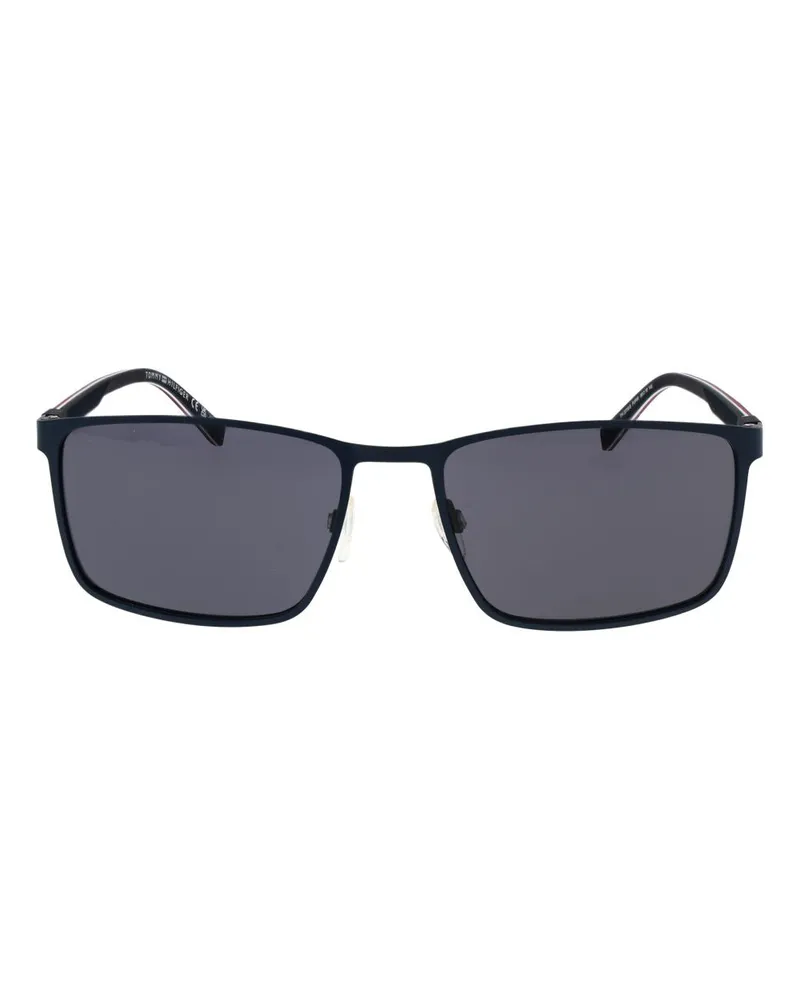 Tommy Hilfiger TO-1067519 Metal Rectangle Sunglasses — Blue Blue
