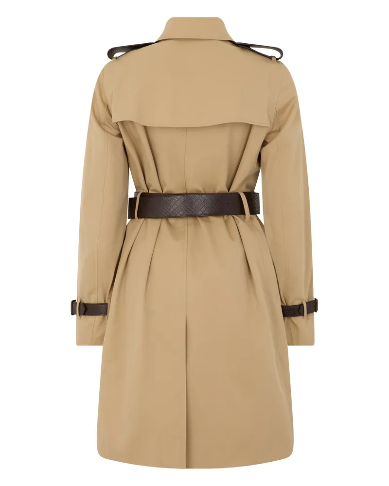 Burberry Women's Trench Coat Honey Cotton & Raincoats Beige