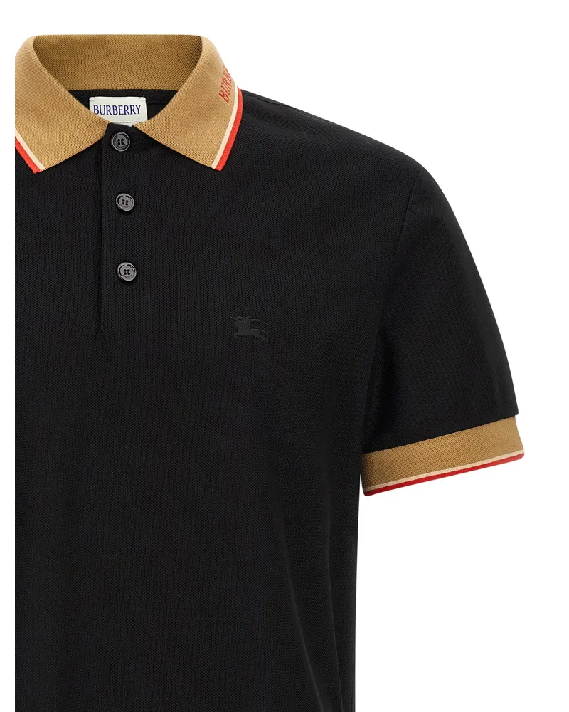 Burberry Evan Polo Shirt — Black Black