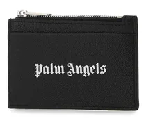 Men's Black Leather Card Holder 1001 Portafogli Wallet