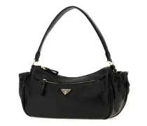Women's Calf Leather Shoulder Bag Black
