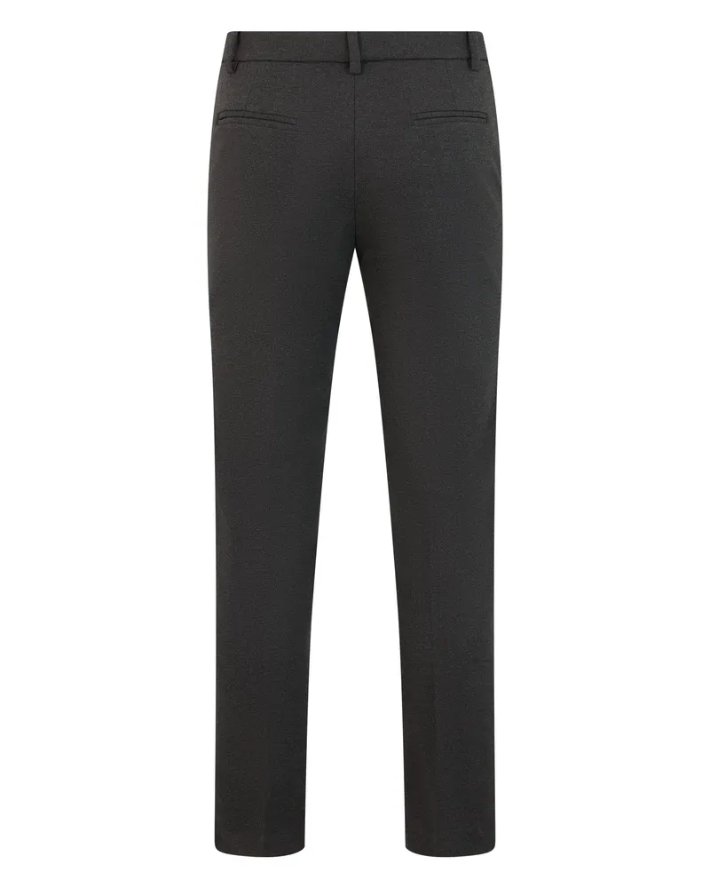 Pinko Women's Trousers Slim Fit Raven Grey Viscose Straight Gray