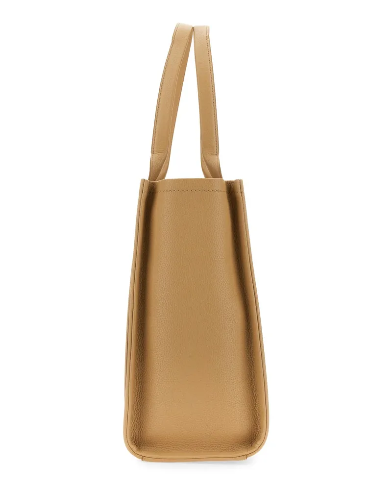 Marc Jacobs Women's Tote Bag The Large Beige Cow Leather Handbags Hand Beige