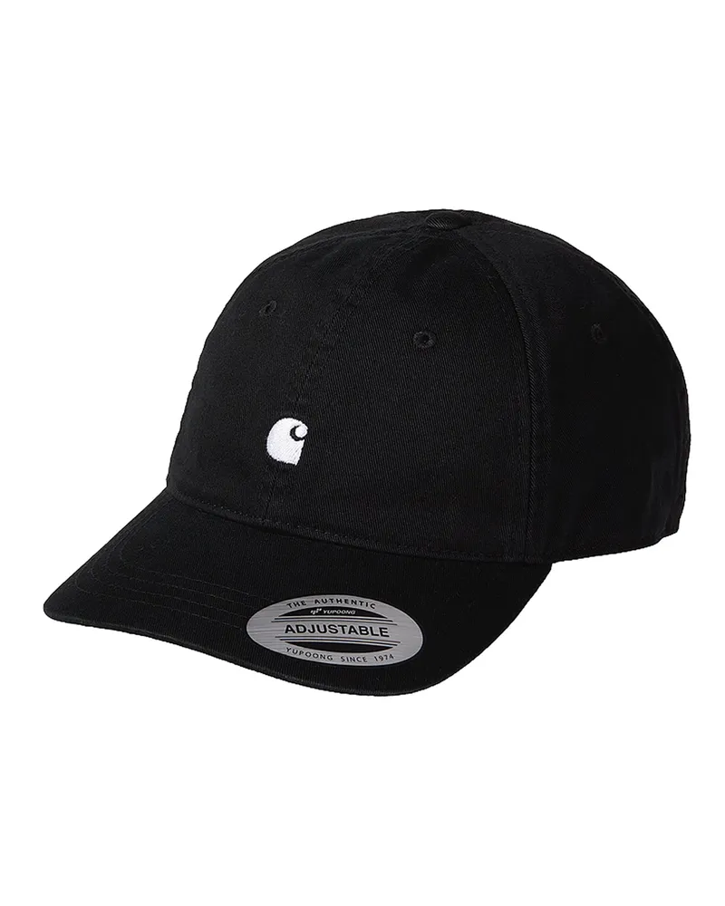 Carhartt WIP Men's Cap Madison Logo Black Cotton Twill Hat Black