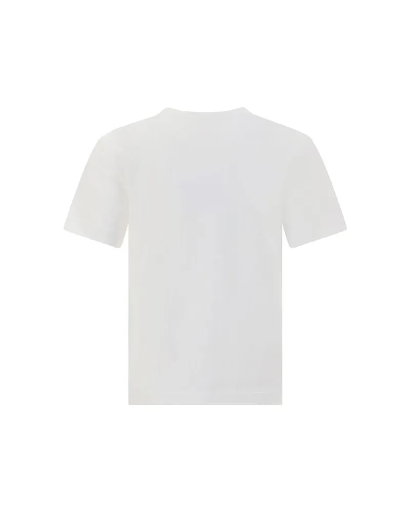 Jacquemus Logo-Patch Cotton T-Shirt — White White