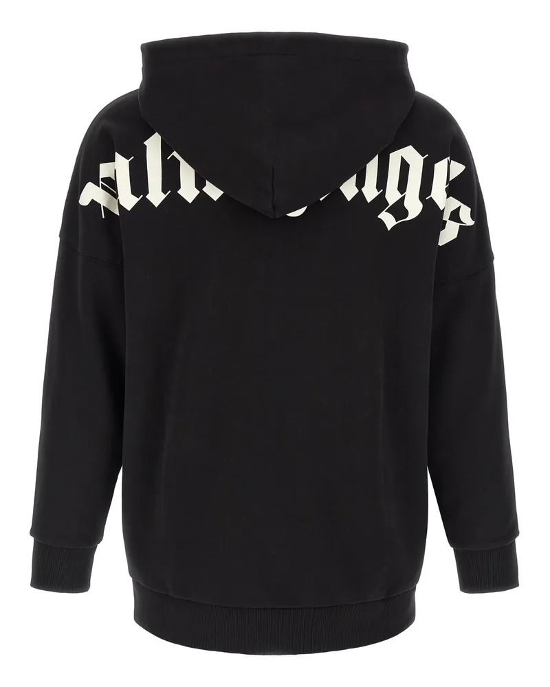 Palm Angels Men's Bicolor Cotton Sweatshirt Clothing Black