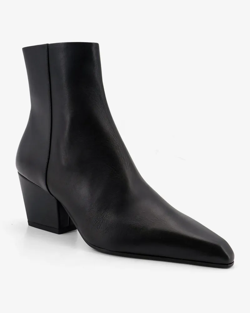 Paris Texas Women's Boots Jane Ankle 60 Leather Black Black