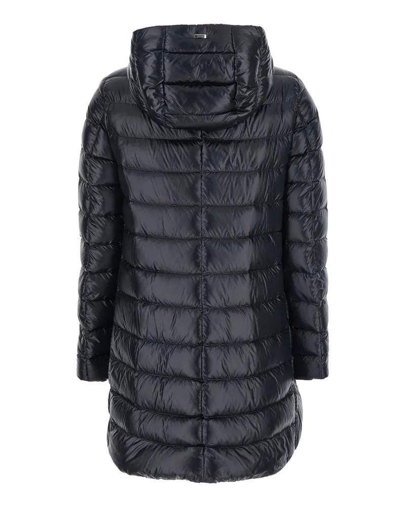 Herno Women's Down Jacket Black Tech Fabric Puffer Black
