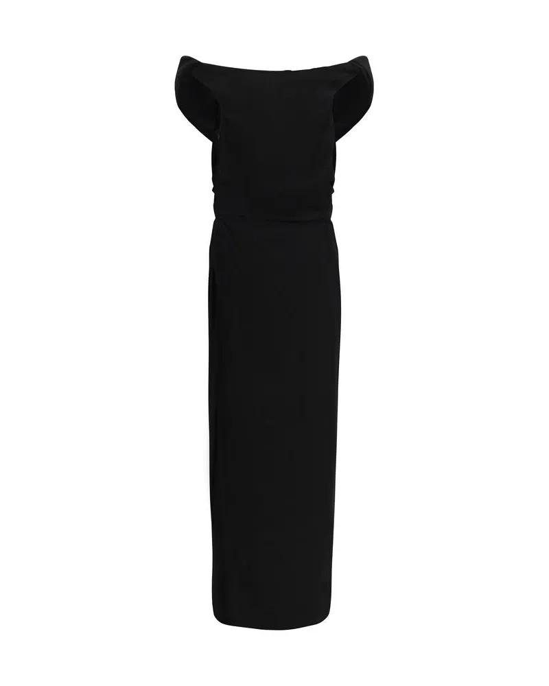 Vivienne Westwood Women's Black Viscose Cocktail Dress Black