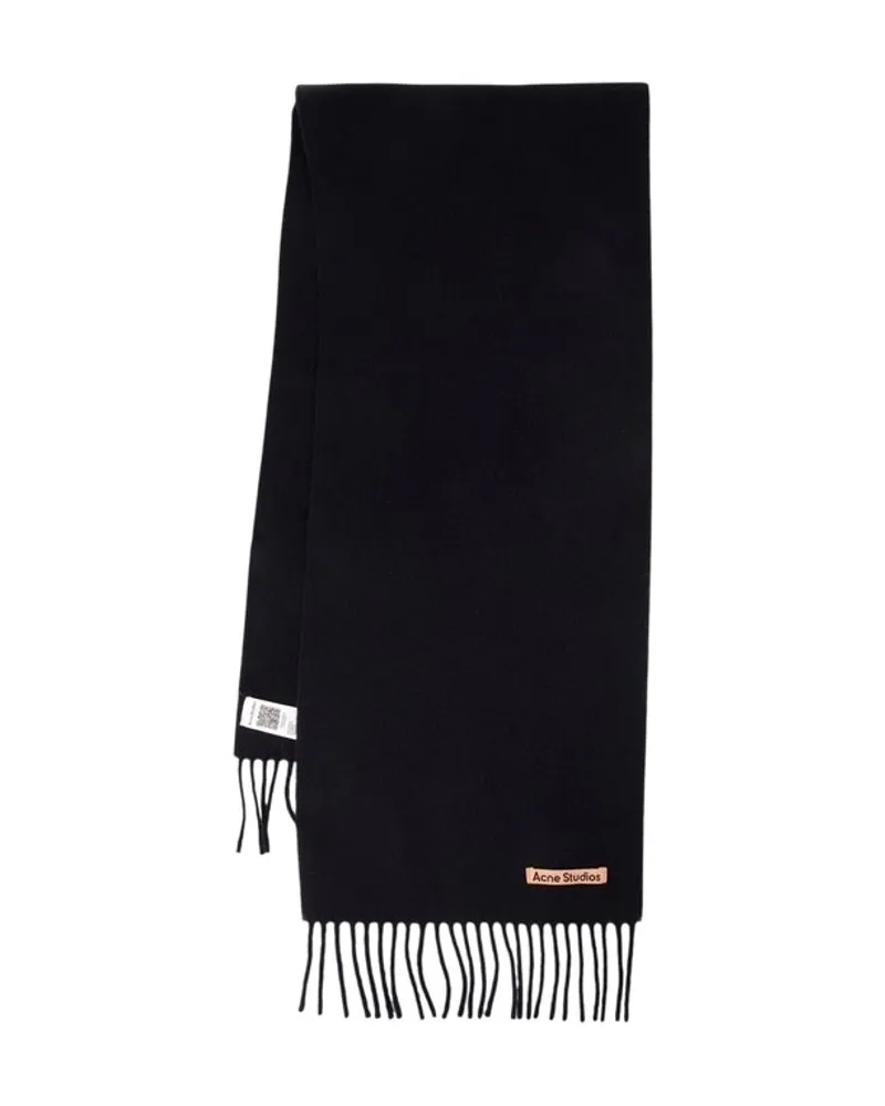 Acne Studios Wool Scarf — Black Black