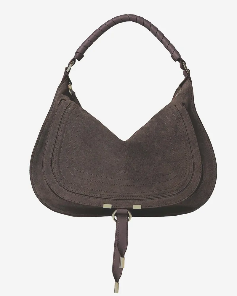 Chloé Women's Suede Shoulder Bag Brown Leather Brown